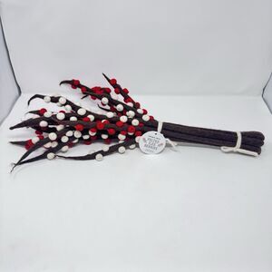 Trader Joe’s Felted Ilex Berries Holiday Decor Table Centerpiece Christmas NWT